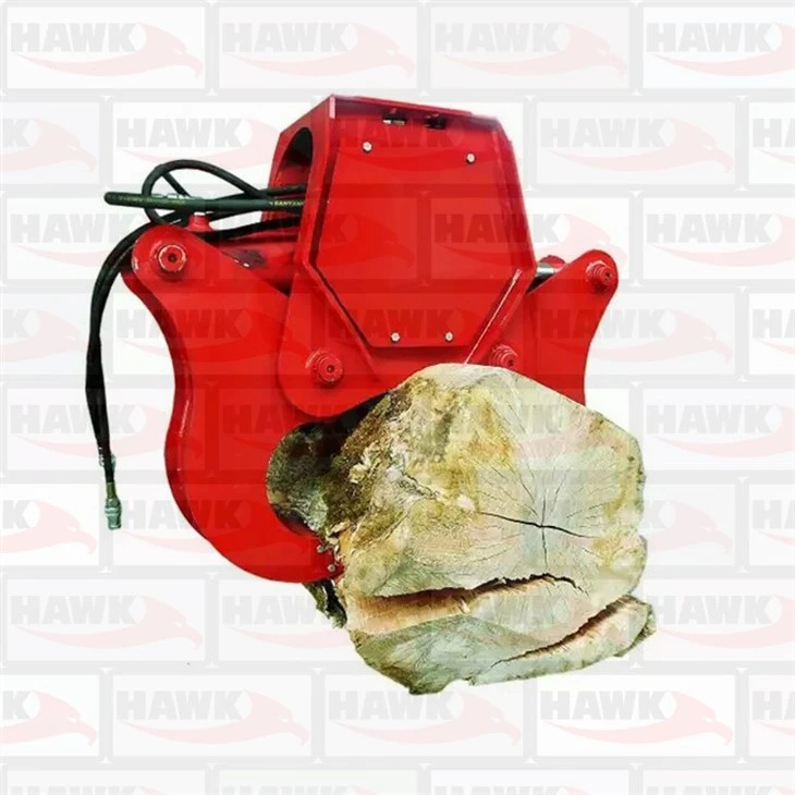 Excavator Wood Log Cracker Excavator Wood Log Cracker