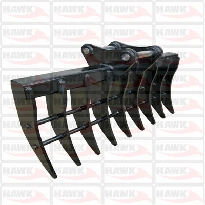 Ekskavatora stieņu grābeklis