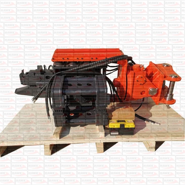 Excavator Attached Pile Driving Hammer