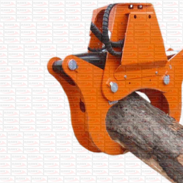 Excavator Wood Splitting Log Cracker