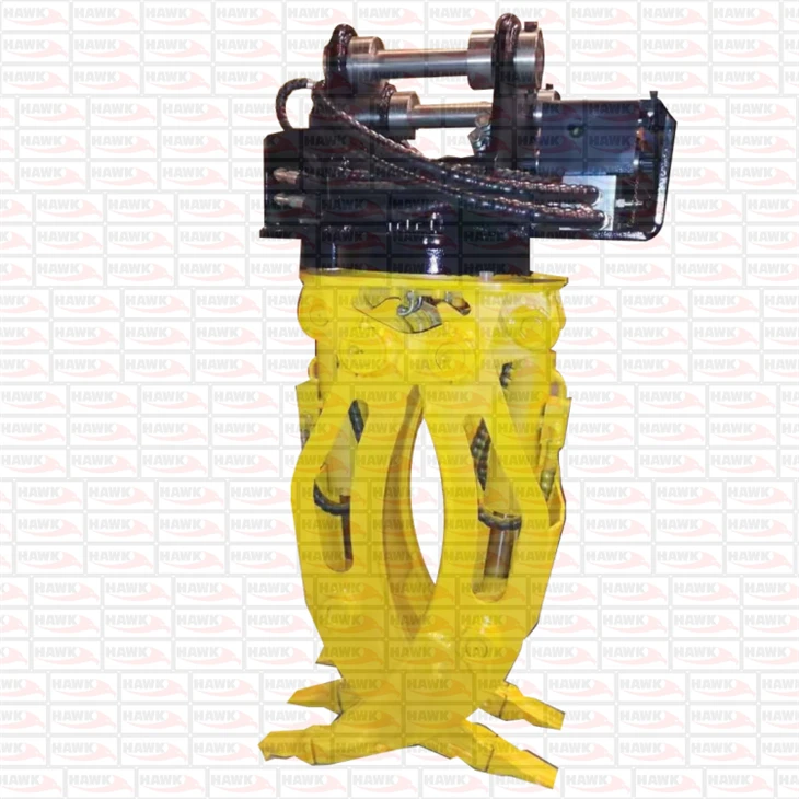Hydraulic Rotating Steel Grapple For 10ton Excavator