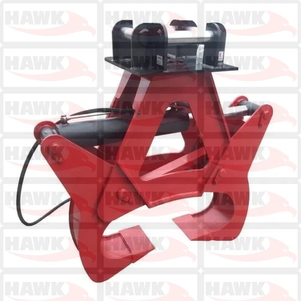 Excavator Log Cracker Attachment