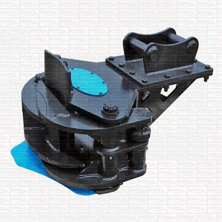 Excavator Hydraulic Tree Shear With Fixed Rotator